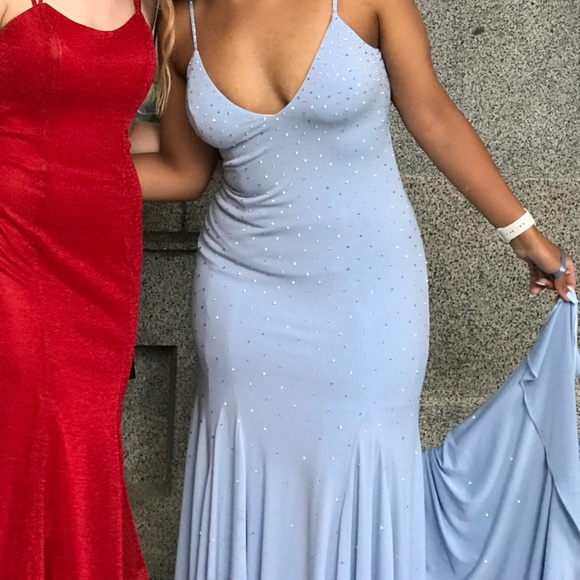 Light blue Jovani dress - Picture 3 of 4